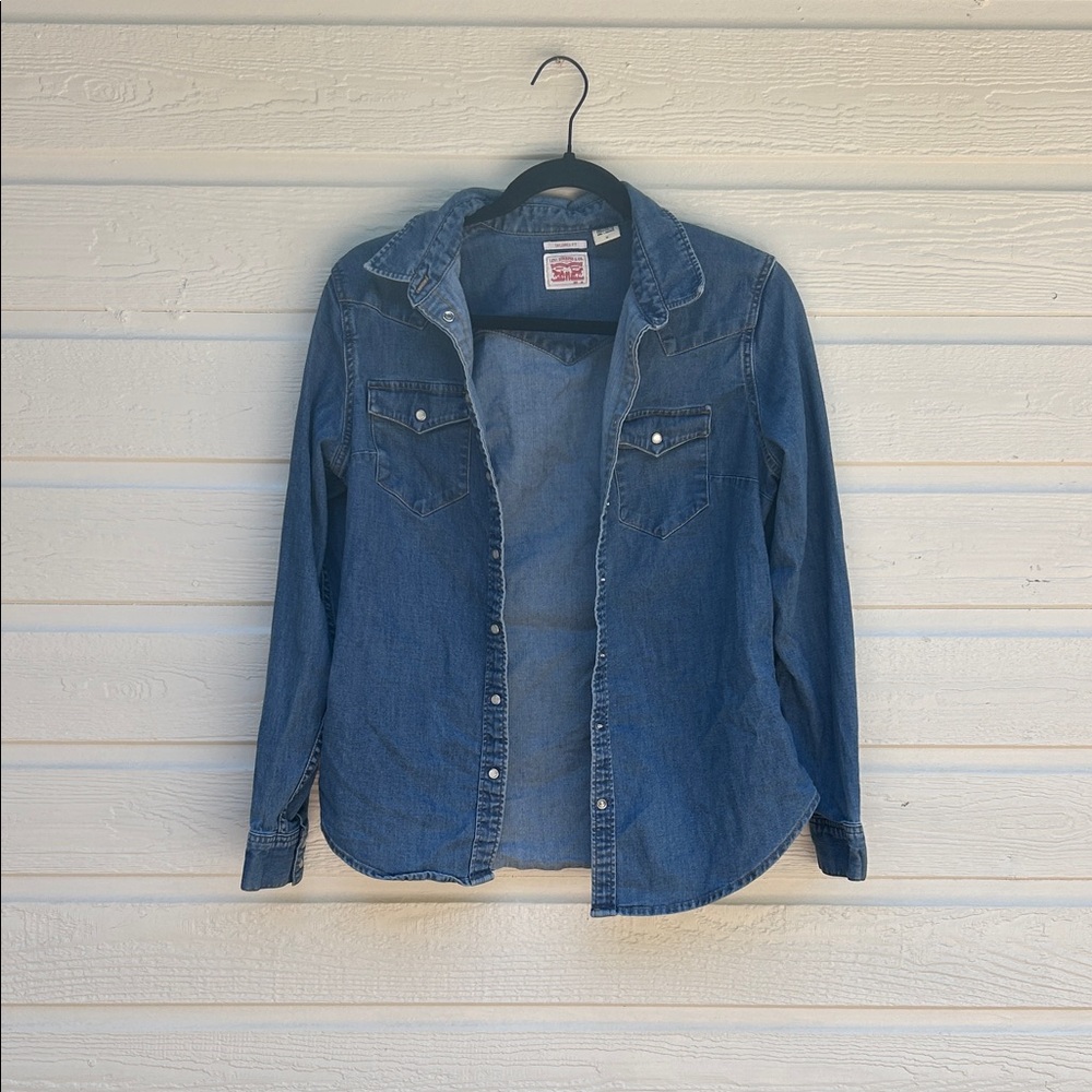 Levi's Classic Blue Denim Shirt